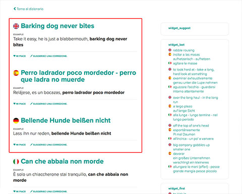  This is how you say Barking dog never bites in other languages.