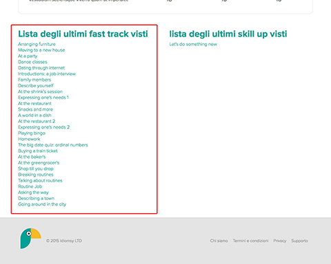  You can also access the Fast Track from the Dashboard at the bottom of the page.
